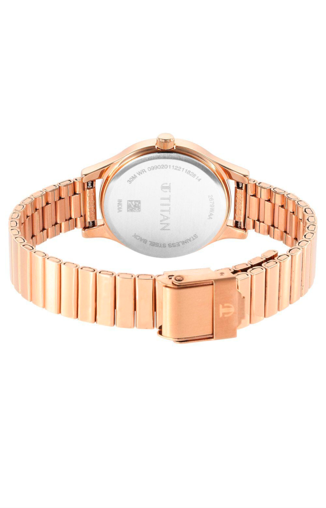 Titan Karishma Brown Dial Metal Strap Analog Watch for Women-NT2679WM01 | Women's Wrist Watch