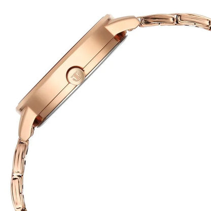 Titan Razzle Dazzle Quartz Analog with Day and Date Pink Dial Rose Gold Stainless Steel Strap Watch For Women | 2648WM08 | Women's Watch