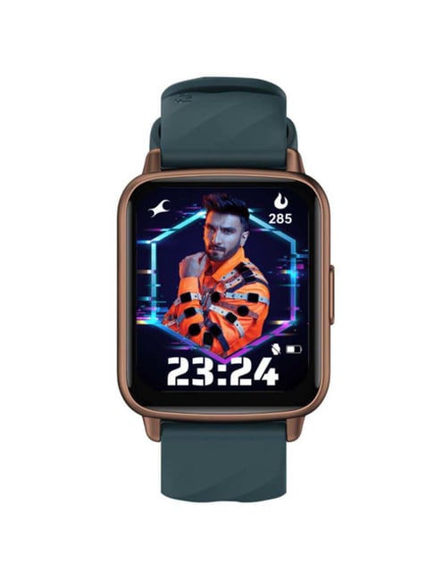 Fastrack | Jupiter S1 Smartwatch with SingleSync BT Calling Upto 5 Day Battery, IP68(Brown & Green)