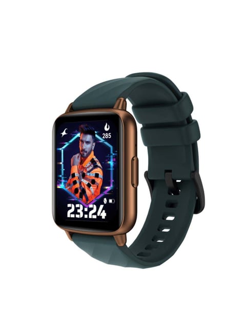 Fastrack | Jupiter S1 Smartwatch with SingleSync BT Calling Upto 5 Day Battery, IP68(Brown & Green)