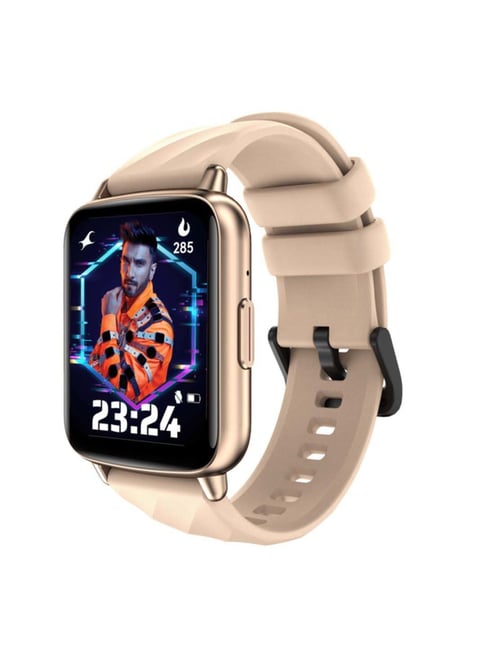 Fastrack | Jupiter S1 Smartwatch with SingleSync BT Calling Upto 5 Day Battery, IP68(Brown & Beige)