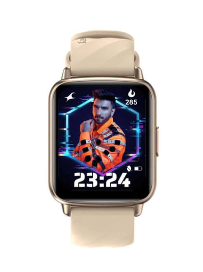 Fastrack | Jupiter S1 Smartwatch with SingleSync BT Calling Upto 5 Day Battery, IP68(Brown & Beige)