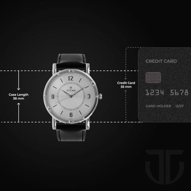 Titan Analog Dial White Band Black Watch-Nl1639Sl03 For Unisex - Image 8