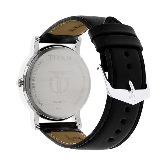 Titan Analog Dial White Band Black Watch-Nl1639Sl03 For Unisex - Image 10