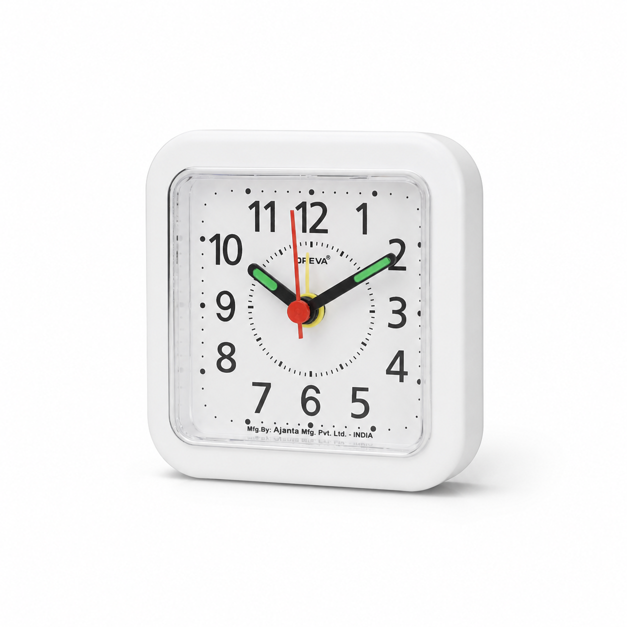 OREVA AA3177 Alarm Table Clock White Color - Image 2