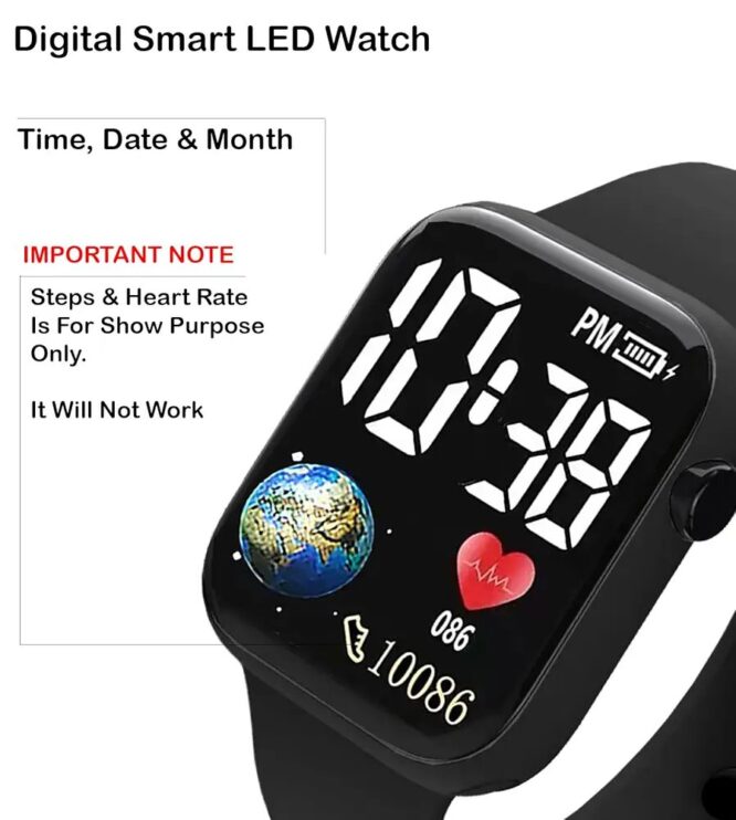 myKotwal.com LED Watch, Waterproof & Shockproof LED Watch for Boys & Girls - Image 3