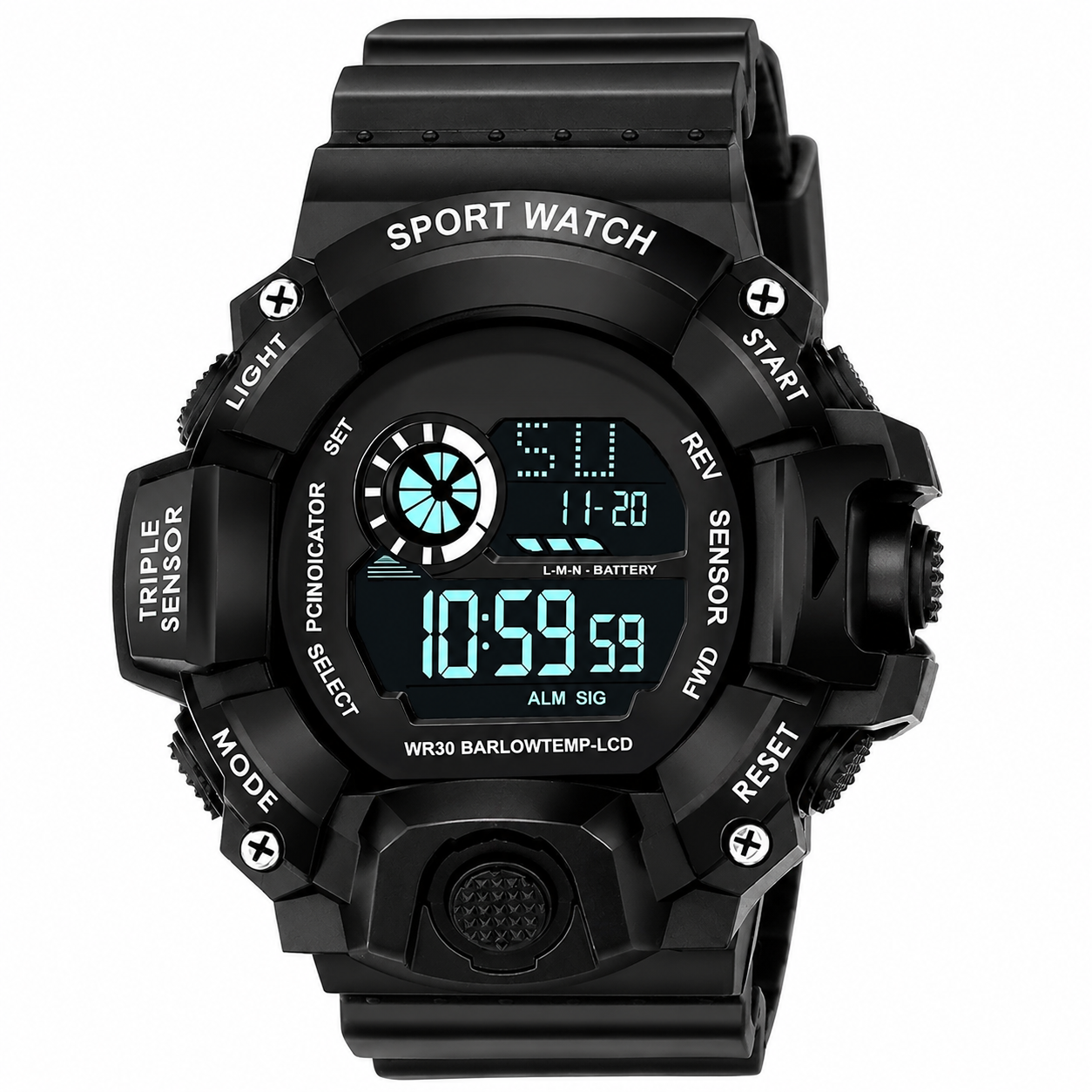 Kids Analog Watch | 3.4 cm Round Dial | Soft Silicone Strap | Boys & Girls Wrist Watch