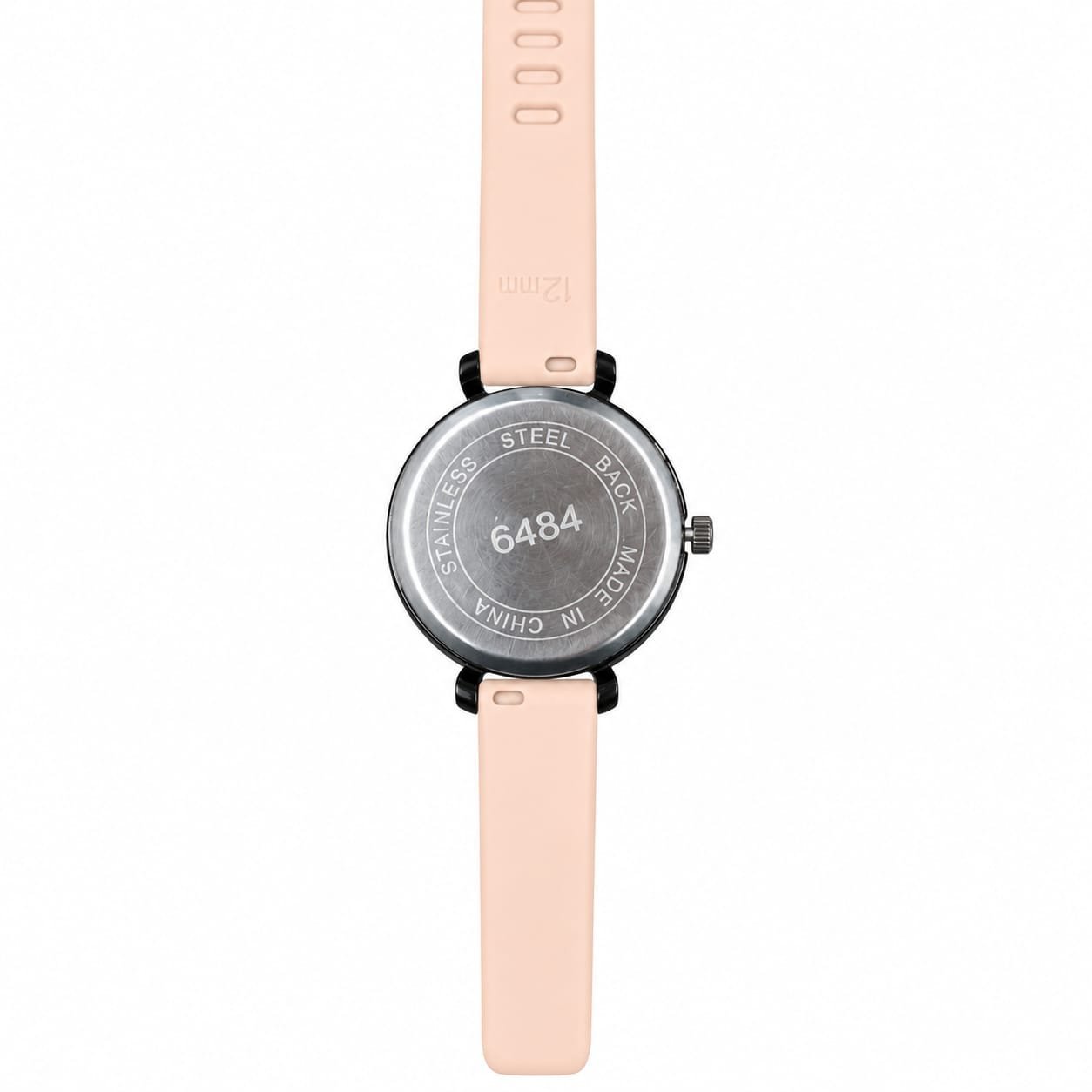 U&I Women's Analog Quartz Watch | Crystal Flower Rose Gold Dial | Pink Silicone Strap | Elegant Fashion Wrist Watch - Image 4