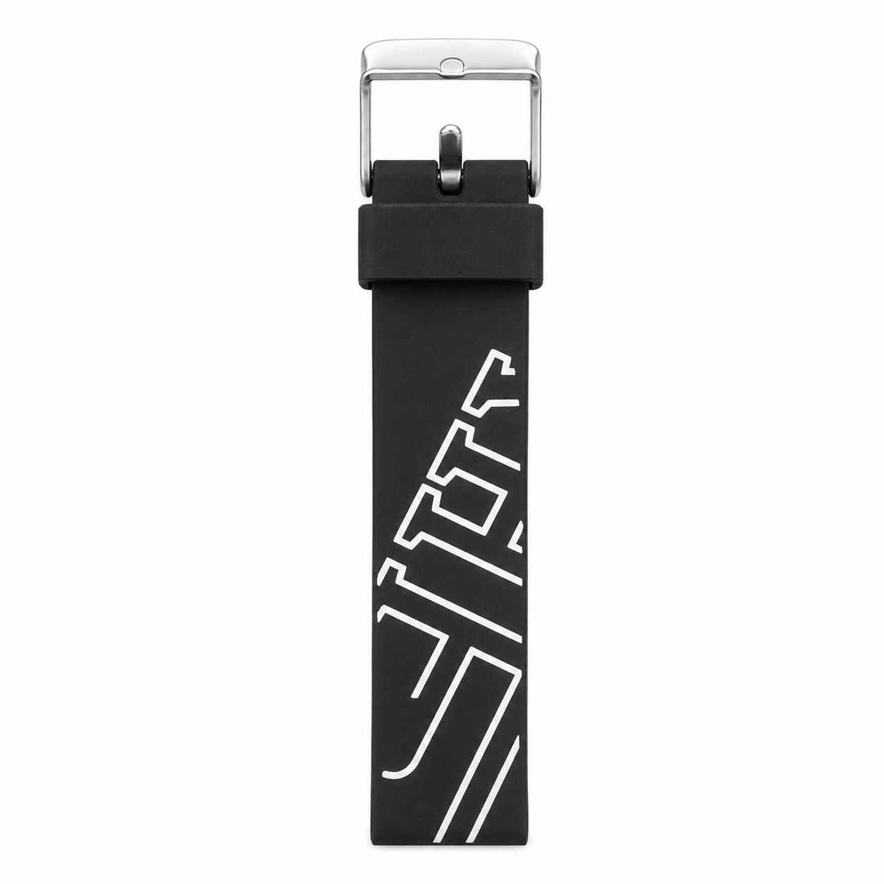 AIR Men's Black Analog Watch | Printed Silicone Strap | Stylish Casual Wrist Watch - Image 3